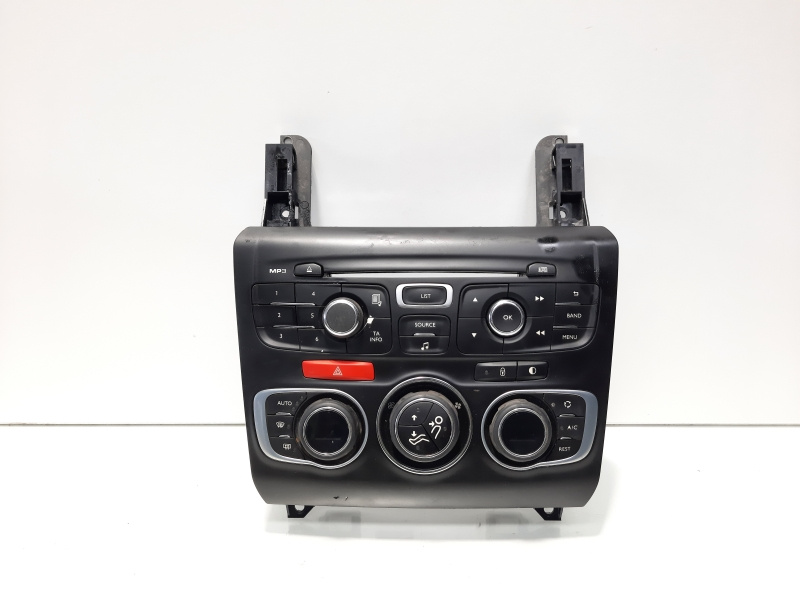 Panou comenzi AC cu butoane comenzi radio, cod 98040778ZD, Citroen C4 (II) (id:601156)