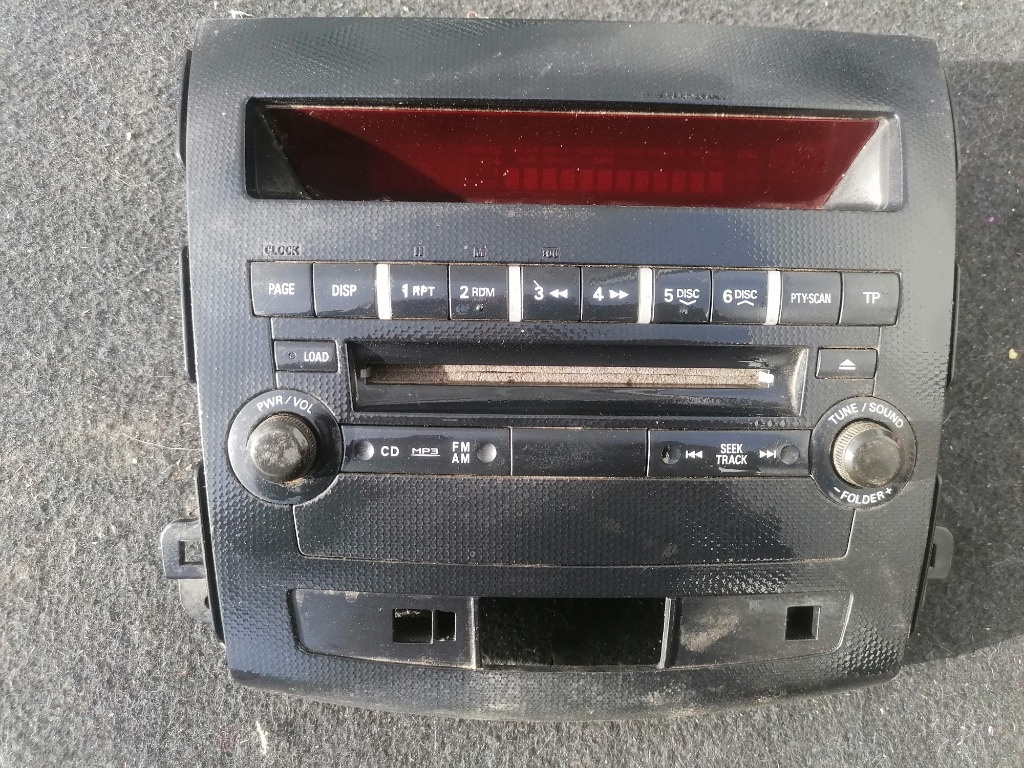 Panou comenzi radio cd player unitate audio Mitsubishi Outlander