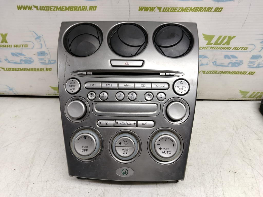 Panou consola centrala clima radio cd grila Gj6g66dsxg02 Mazda 6 GG [facelift] [2005 - 2007]