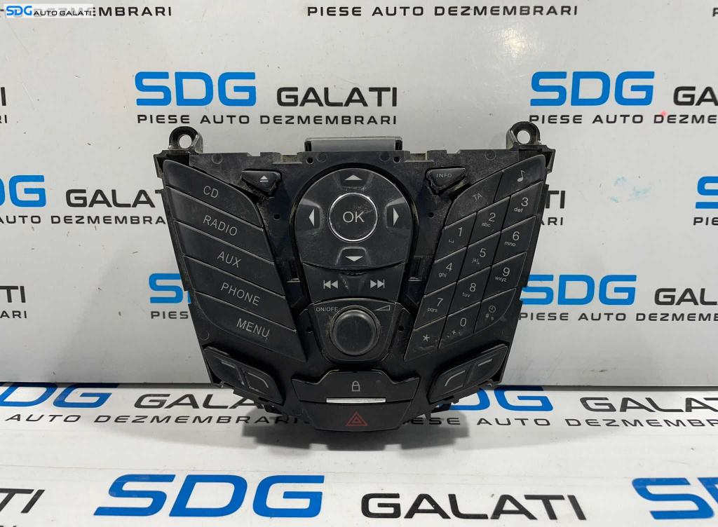 Panou Consola Comanda Buton Butoane Radio CD Player Telefon Ford Kuga 2 2012 - 2019 Cod CV4T-18K811-BC CV4T18K811BC [L4028]
