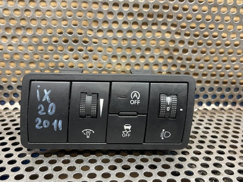 Panou cu butoane reglaje faruri și luminozitate +ESP+StartStop Hyundai ix20 2011