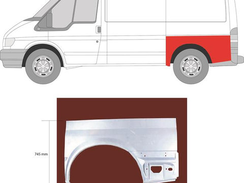 Panou latertal stanga/dreapta nou FORD TRANSIT caroserie FA an 2006-2014