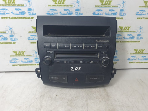 Panou Radio cd player 8002a067xa Mitsubishi Outlander 2 [2005 - 2009] SUV 3.0 l, 230 hp, gasoline, Automatic transmission, all-wheel drive (4WD) 6b31