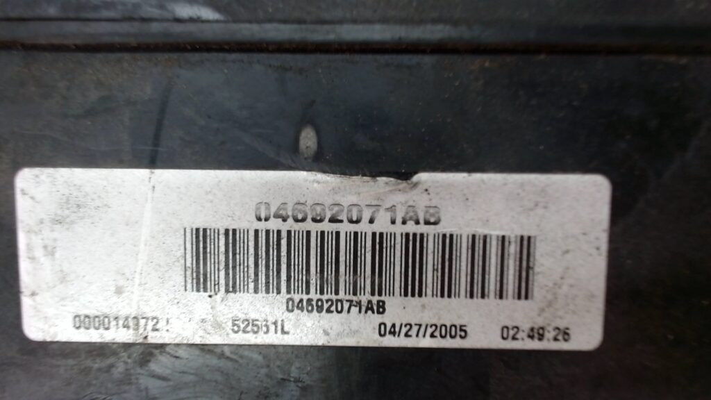 Panou sigurante JEEP CHEROKEE, 04692071AB,
