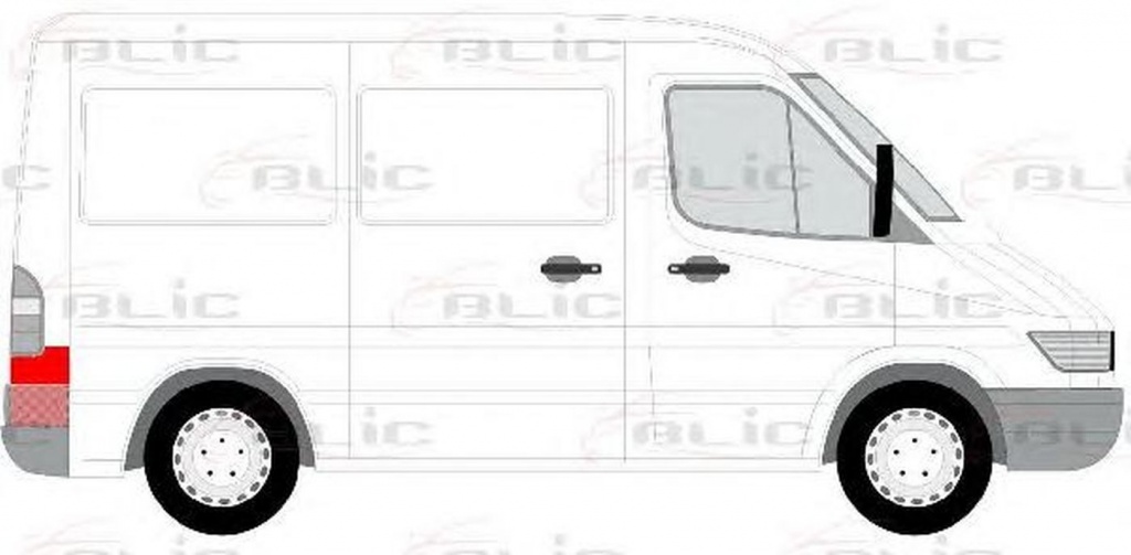 Panou spate MERCEDES-BENZ SPRINTER 2-t caroserie 901 902 BLIC 6505043546702P