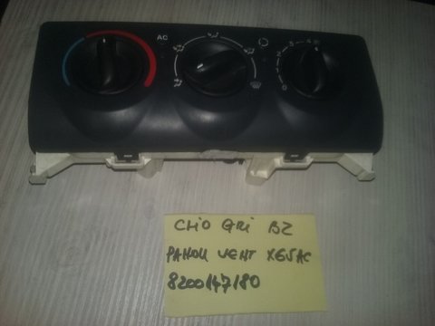 Panou ventilatie cu AC Symbol / Clio 2 cod 8200147180