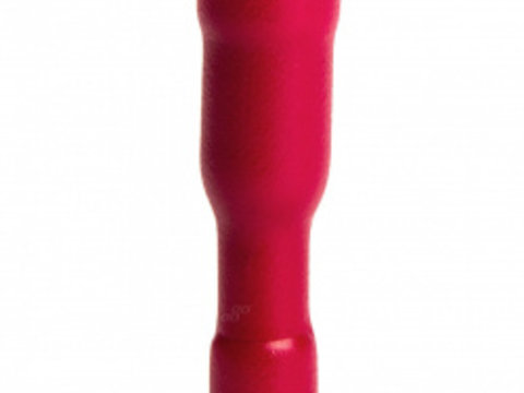 Papuc electric rosu rotund mama 4mm 0.5 - 1.5 mm 10a 03075