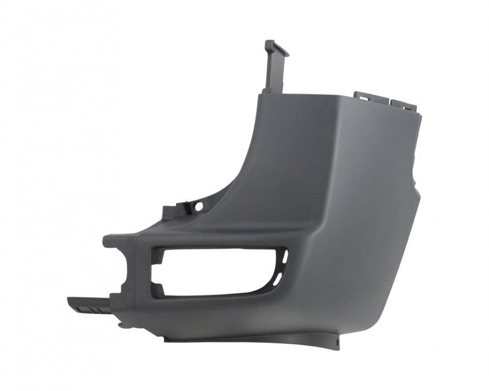 Parte laterala bara , colt lateral flaps spate, dreapta Mercedes Benz Sprinter 209-524, 07.2006-10.2013, negru, A90688011719B51