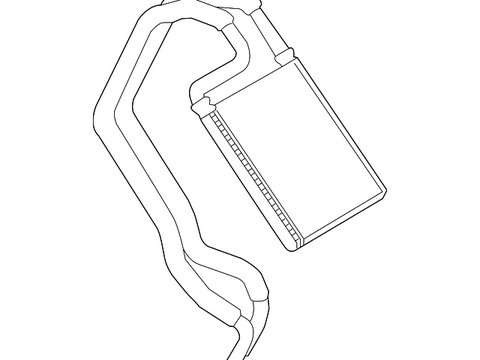 Parte spate radiator incalzire (134x189x27) RANGE ROVER SPORT 13-