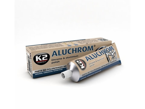 Pasta polish curatat, lustruit suprafete cromate si aluminiu 120gr Aluchrom K2 ERK AL-131022-10