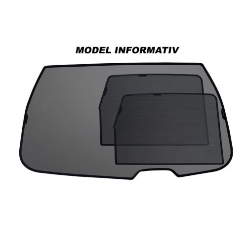 Perdele auto ART Luxury compatibil Dacia Sandero 2 / Sandero Stepway 2 Hatchback 2014-> COD: LUX1141