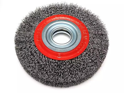 Perie de disc din sarma otel 150mm, reducere: 25,22,20,16,12.7mm