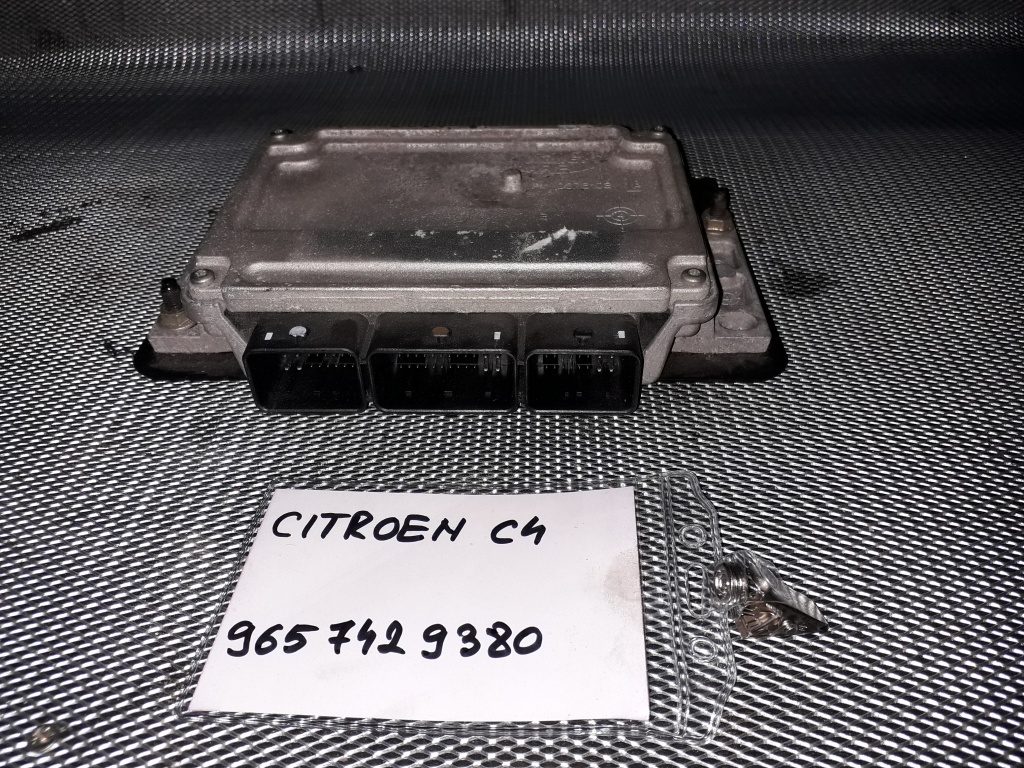 PEUGEOT CITROEN C4 1.4 16V ECU 9653979480