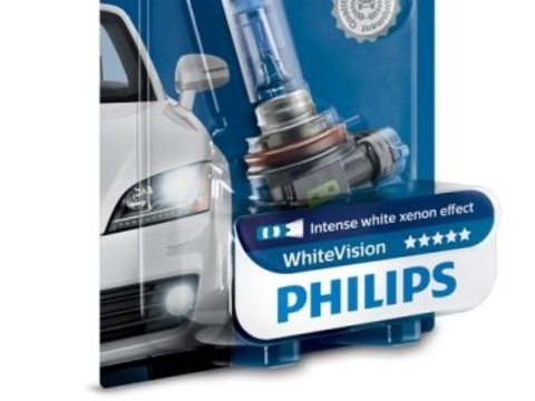 Philips bec h11 12v white vision