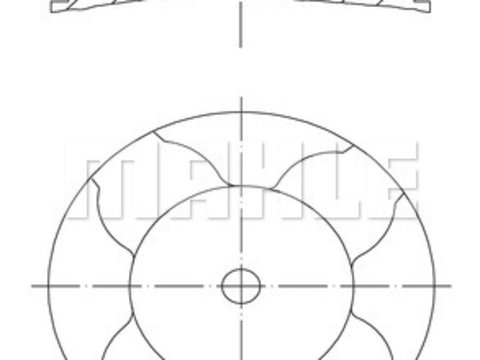 Piston (0121100 MAH) CHEVROLET,HONDA,OPEL,VAUXHALL