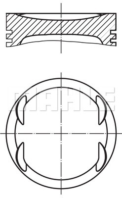 Piston (0121900 MAH) OPEL,VAUXHALL