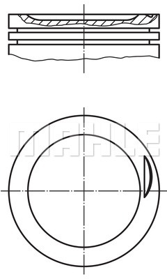 Piston (0308302 MAH) AUDI,VW