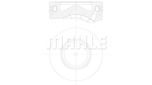 Piston (081PI00105000 MAH) BMW