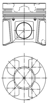 Piston (40079600 KS) NISSAN,OPEL,RENAULT,VAUXHALL