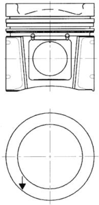 Piston (40332600 KS) MERCEDES-BENZ