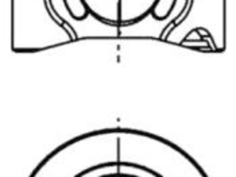 Piston (41077600 KOLBENSCHMIDT) DAEWOO,IRISBUS,IVECO