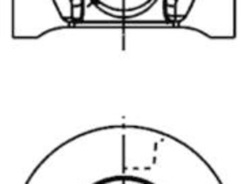 Piston (41285610 KOLBENSCHMIDT) FORD