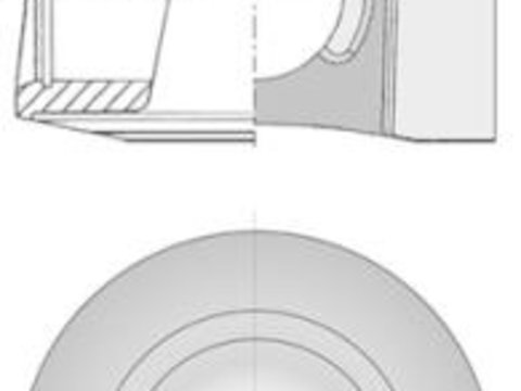 Piston (41541600 KOLBENSCHMIDT) DAF,FORD,VDL