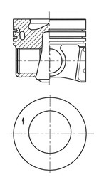 Piston (41708600 KS) AUDI,SEAT,SKODA,VW