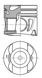 Piston (41712600 KS) JEEP,MERCEDES-BENZ