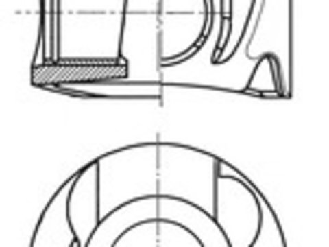 Piston (41712620 KOLBENSCHMIDT) JEEP,MERCEDES-BENZ