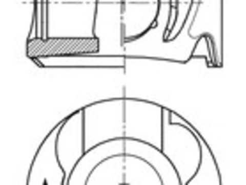 Piston (41716600 KOLBENSCHMIDT) JEEP,MERCEDES-BENZ