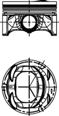 Piston 7701 050 se potrivește. AUDI A1 SEAT ALHAM