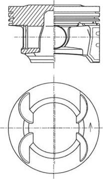 Piston 795 050 se potrivește. CHEVROLET AVEO CRUZE TRAX OPEL ASTRA H ASTRA H CLASSIC ASTRA H GTC ASTRA H-KOMBI ASTRA J INSIGNIA CHEVROLET AVEO (T300), Sedan, 03.2011 - Kolbenschmidt 41492620