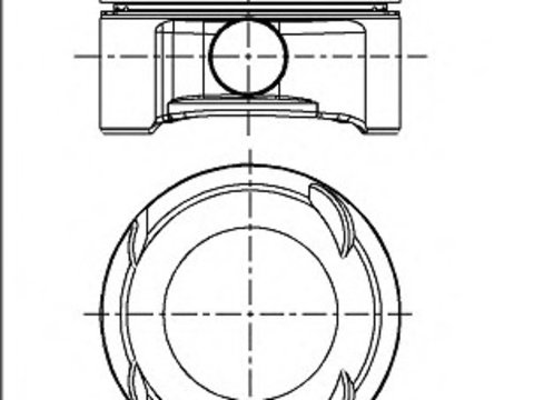 Piston 87-436900-00 NURAL pentru Skoda Fabia Seat Ibiza Seat Cordoba Vw Derby Vw Polo Vw Fox Skoda Praktik Skoda Roomster Vw Golf Vw Rabbit Vw Caddy Skoda Laura Skoda Octavia Vw Bora Vw Vento Seat Altea Seat Leon Vw Jetta