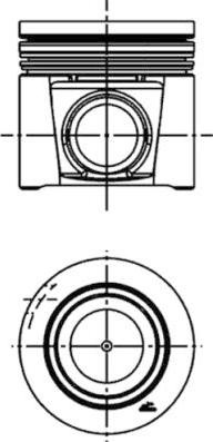 Piston 884 040 se potrivește. IVECO DAILY III DAILY IV FIAT DUCATO 2.3D 01.05- FIAT DUCATO (250_, 290_), Van, 07.2006 - Kolbenschmidt 40286610