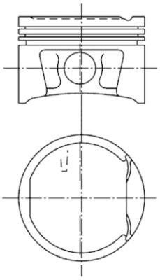 Piston (99746600 KS) DACIA,NISSAN,RENAULT