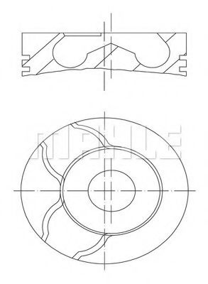 Piston ALFA ROMEO 156 (932) (1997 - 2005) MAHLE OR