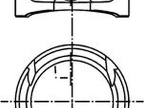 Piston AUDI A2 8Z0 KOLBENSCHMIDT 99562600