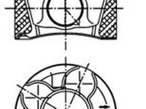 Piston AUDI A4 8E2 B6 KOLBENSCHMIDT 99534600