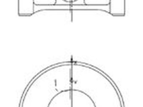 Piston AUDI A4 8E2 B6 KOLBENSCHMIDT 99949600