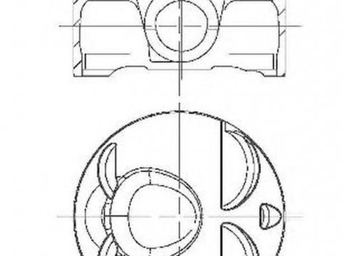 Piston AUDI A4 8E2 B6 NRAL 8743510000