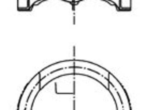 Piston AUDI A4 (8EC, B7) (2004 - 2008) KOLBENSCHMIDT 99792620