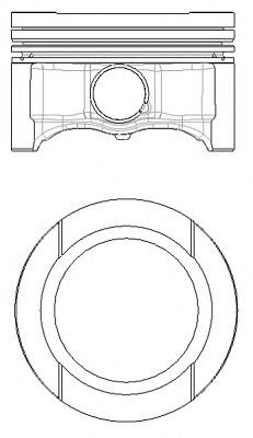 Piston AUDI A4 (8EC, B7) (2004 - 2008) NÜRAL 87-1