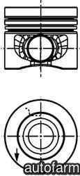 Piston AUDI A5 Sportback 8TA KOLBENSCHMIDT 4055861