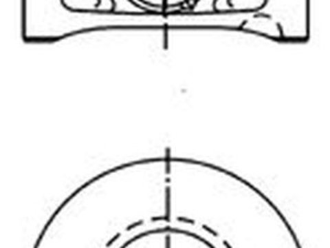 Piston AUDI A6 4F2 C6 KOLBENSCHMIDT 40387620