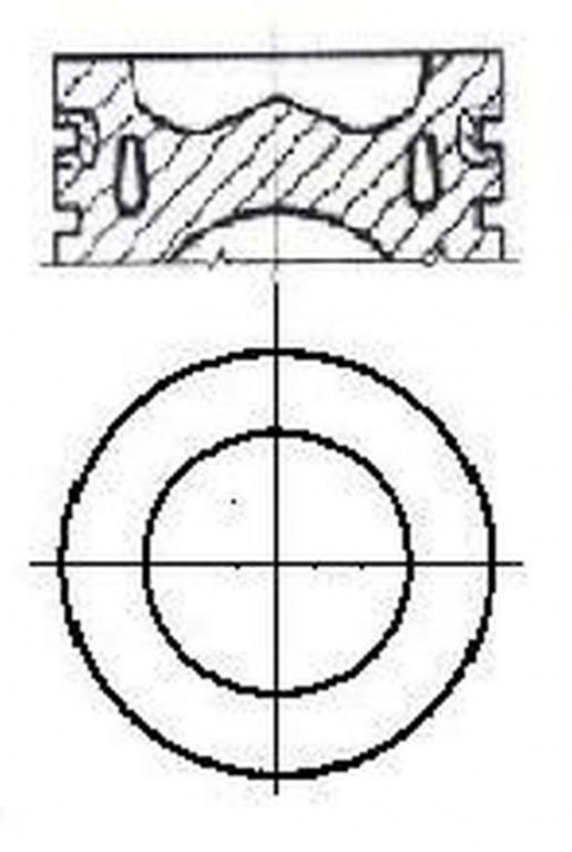 Piston AUDI A6 4F2 C6 NRAL 8713950000