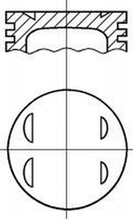Piston BMW 3 Cabriolet E46 NÜRAL 8742530700