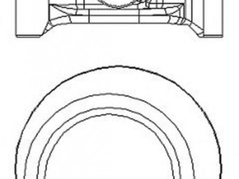 Piston BMW 3 Compact E36 NRAL 8742570000