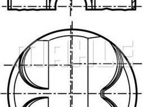 Piston BMW 3 E90 MAHLE ORIGINAL 081PI00101002