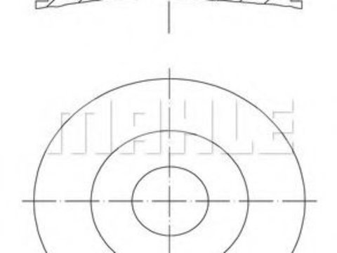 Piston BMW 5 Touring (F11) (2010 - 2016) MAHLE ORIGINAL 081 PI 00105 000